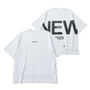 半袖 オーバーサイズド コットン Tシャツ Zoom Up Logo ホワイト | NEW ERA ニューエラ公式オンラインストア