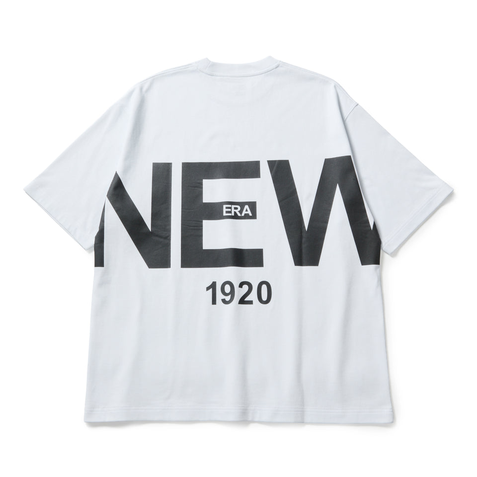 半袖 オーバーサイズド コットン Tシャツ Zoom Up Logo ホワイト | NEW ERA ニューエラ公式オンラインストア