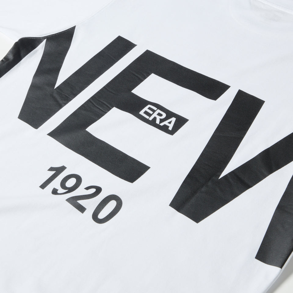 半袖 オーバーサイズド コットン Tシャツ Zoom Up Logo ホワイト | NEW ERA ニューエラ公式オンラインストア