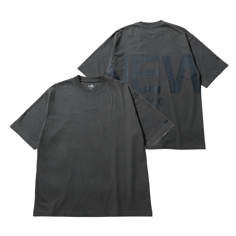 半袖 オーバーサイズド コットン Tシャツ Zoom Up Logo グラファイト