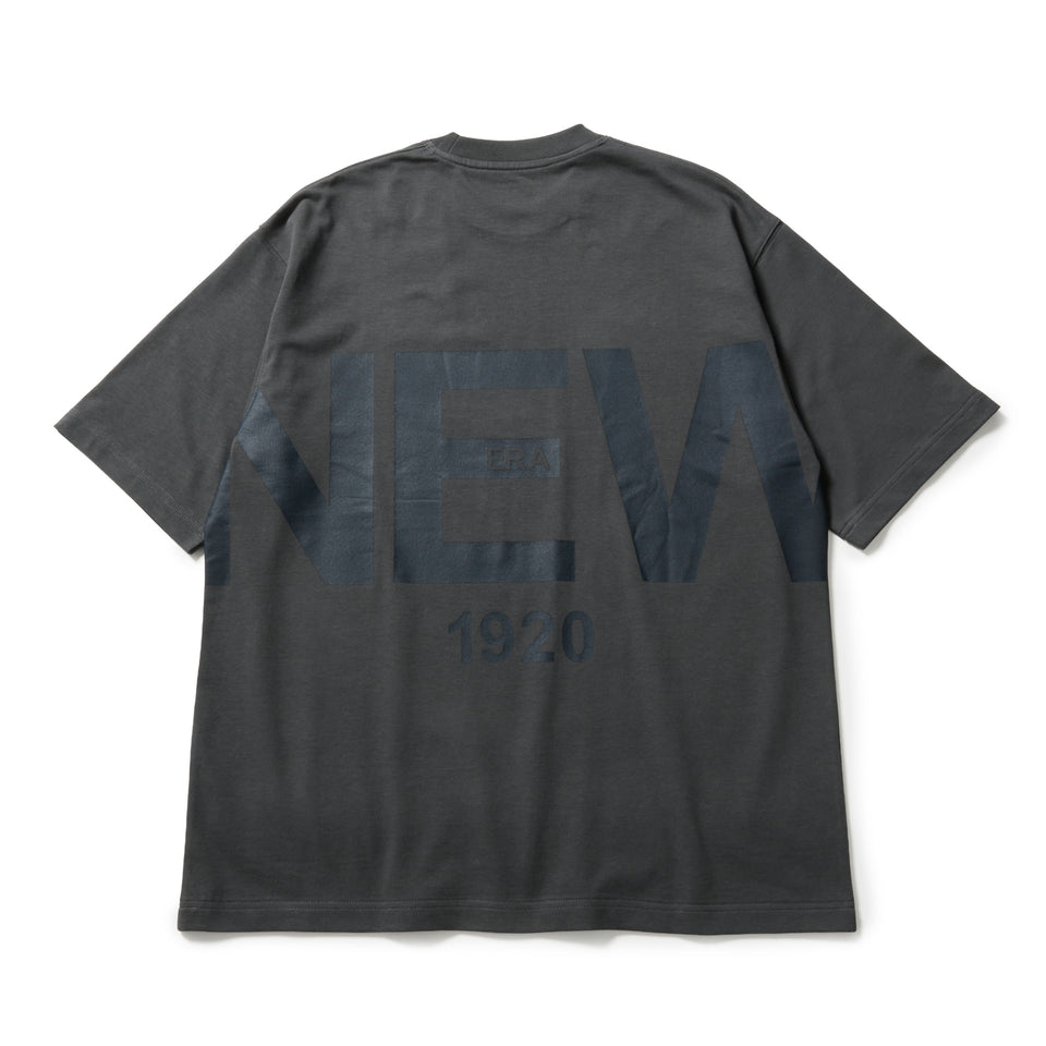 半袖 オーバーサイズド コットン Tシャツ Zoom Up Logo グラファイト