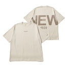 半袖 オーバーサイズド コットン Tシャツ Zoom Up Logo クリーム | NEW ERA ニューエラ公式オンラインストア