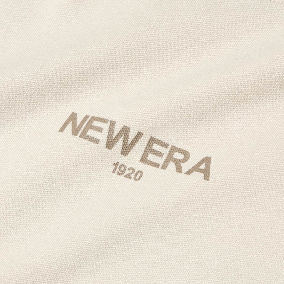 半袖 オーバーサイズド コットン Tシャツ Zoom Up Logo クリーム | NEW ERA ニューエラ公式オンラインストア