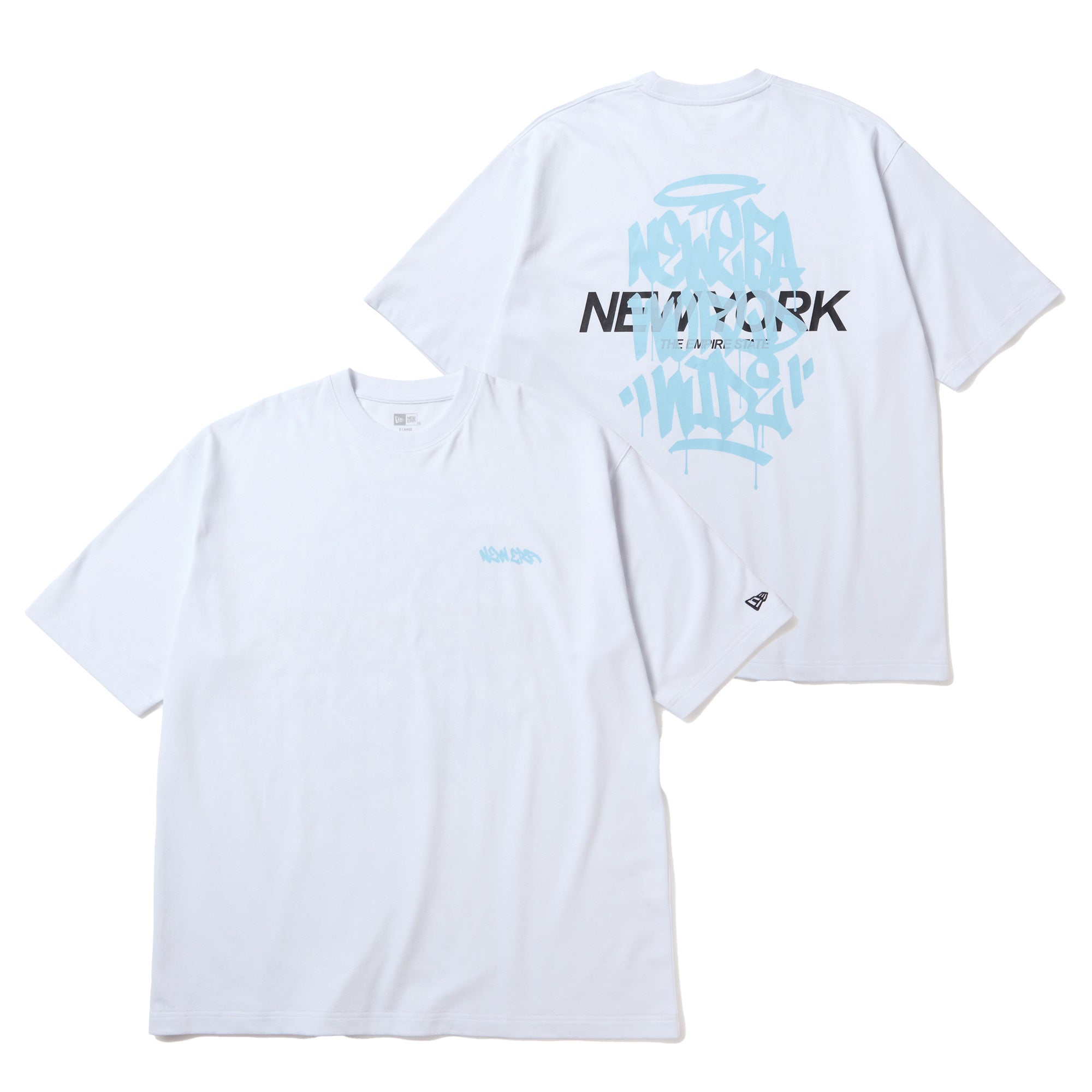 半袖 オーバーサイズド コットン Tシャツ Tagging ホワイト