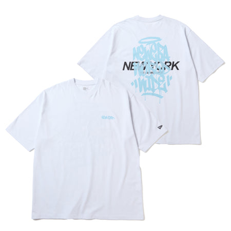 半袖 オーバーサイズド コットン Tシャツ Tagging ホワイト
