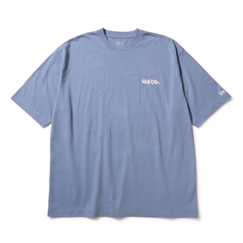 半袖 オーバーサイズド コットン Tシャツ Tagging スレート