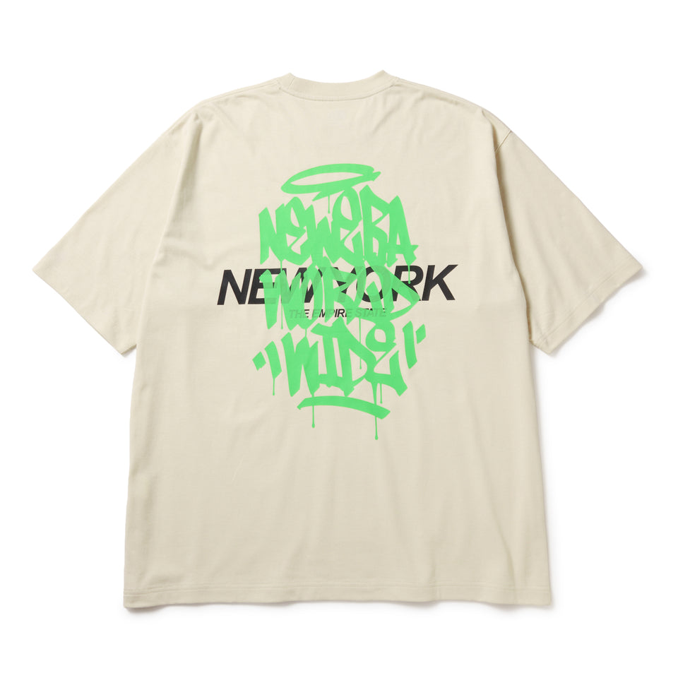 半袖 オーバーサイズド コットン Tシャツ Tagging クリーム | NEW ERA ニューエラ公式オンラインストア