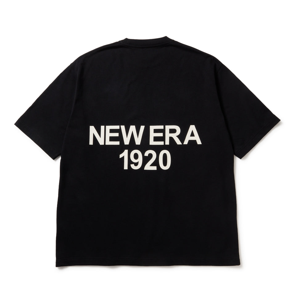半袖 オーバーサイズド コットン Tシャツ NEW ERA 1920 ブラック