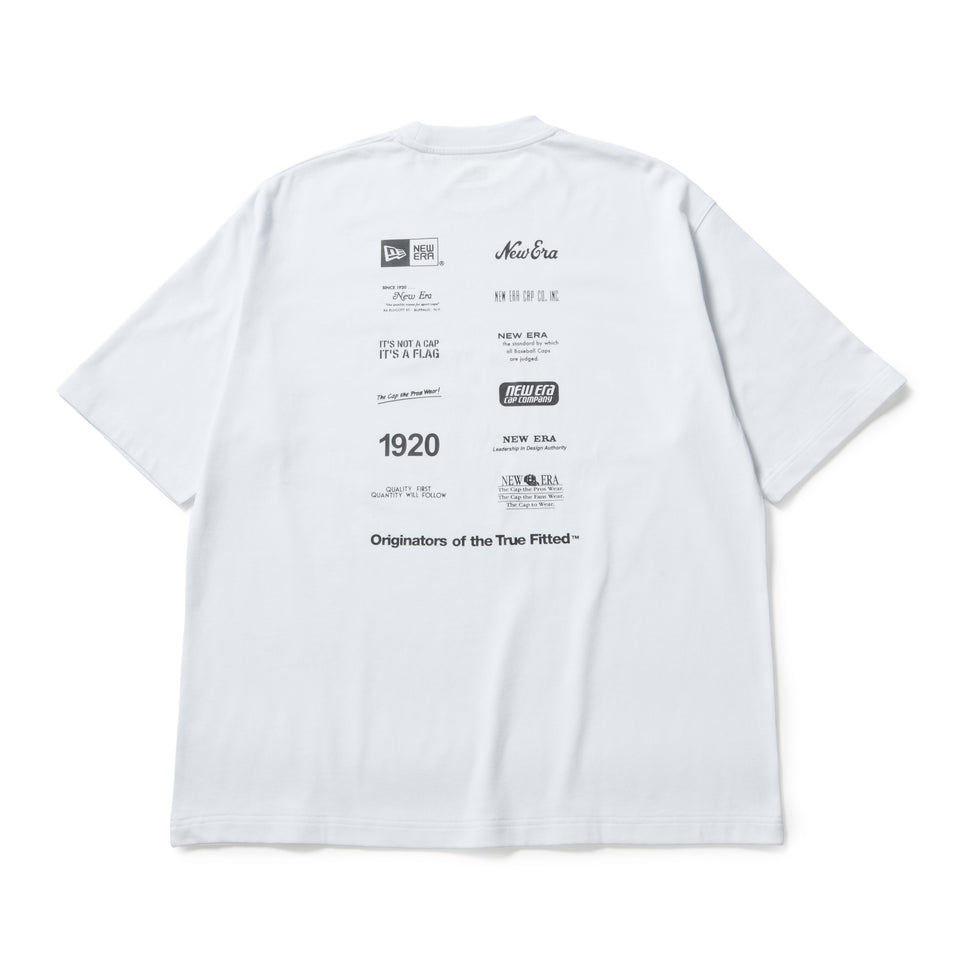 半袖 オーバーサイズド コットン Tシャツ Logo Archive ホワイト