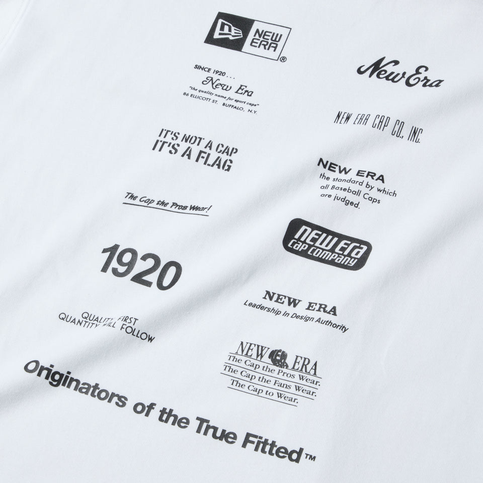 半袖 オーバーサイズド コットン Tシャツ Logo Archive ホワイト | NEW ERA ニューエラ公式オンラインストア