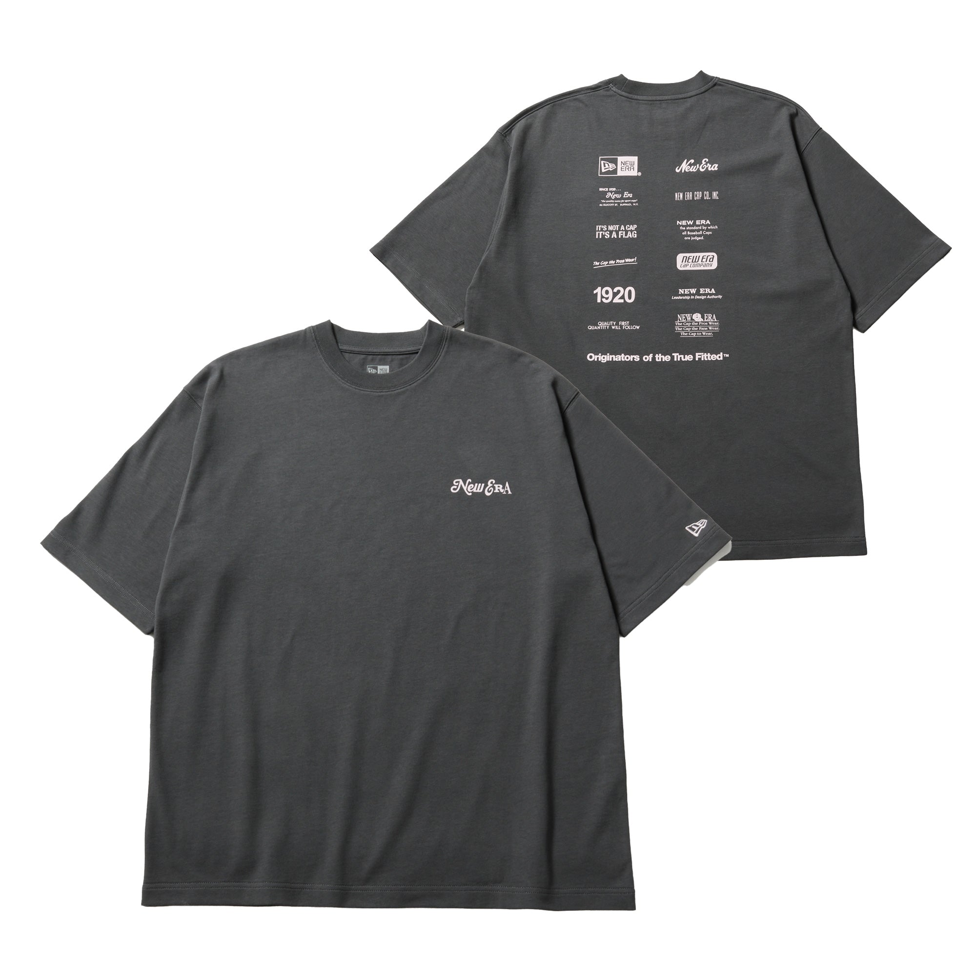 半袖 オーバーサイズド コットン Tシャツ Logo Archive グラファイト 