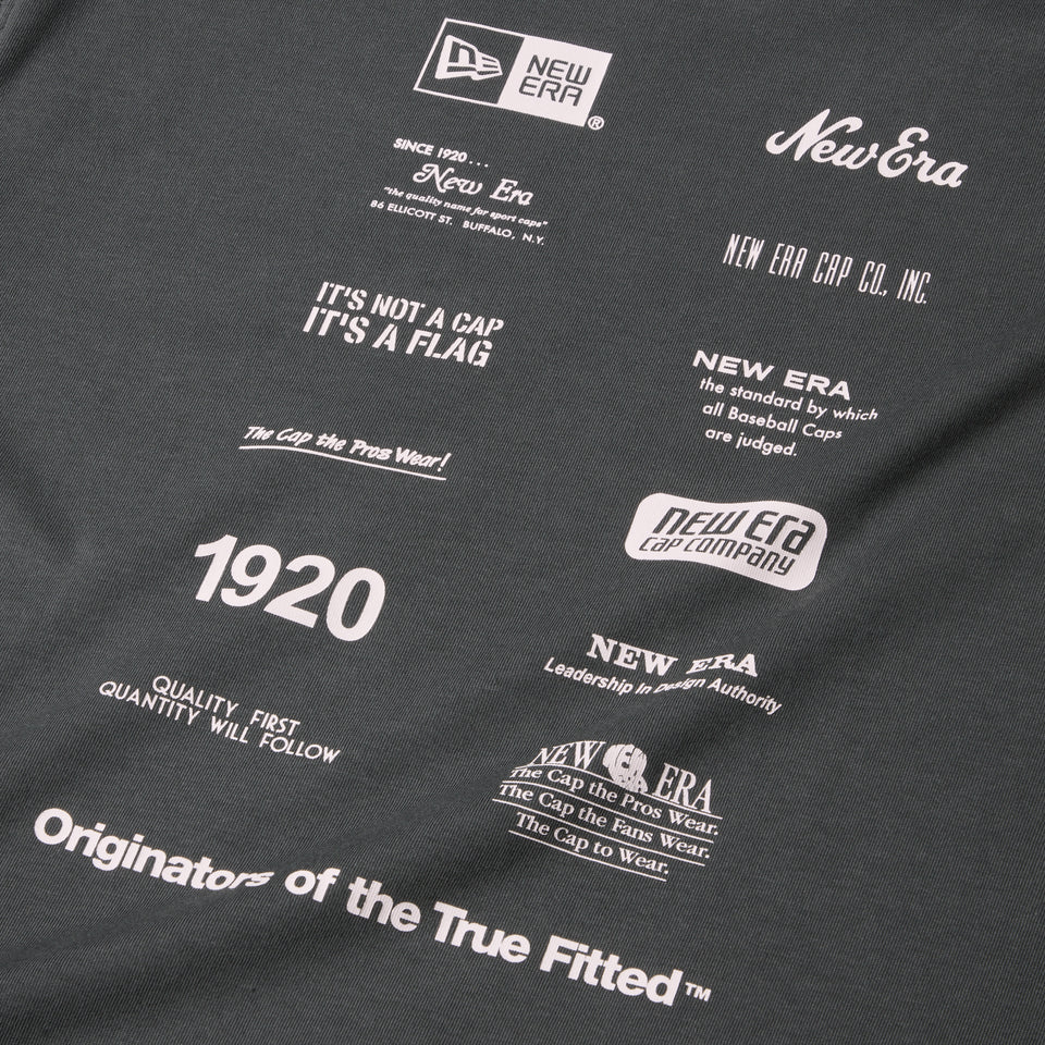 半袖 オーバーサイズド コットン Tシャツ Logo Archive グラファイト