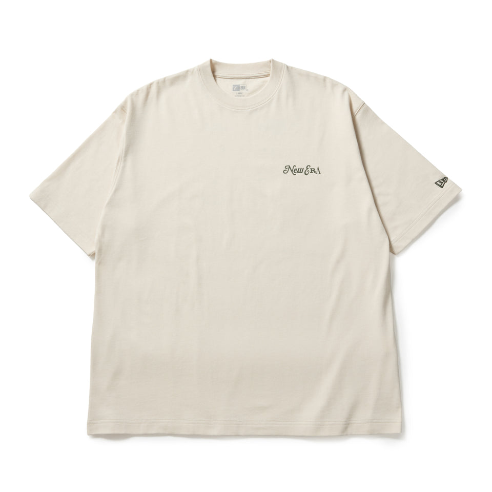半袖 オーバーサイズド コットン Tシャツ Logo Archive クリーム | NEW ERA ニューエラ公式オンラインストア