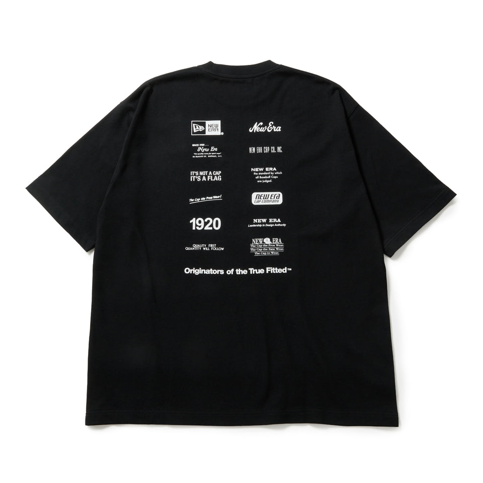 半袖 オーバーサイズド コットン Tシャツ Logo Archive ブラック