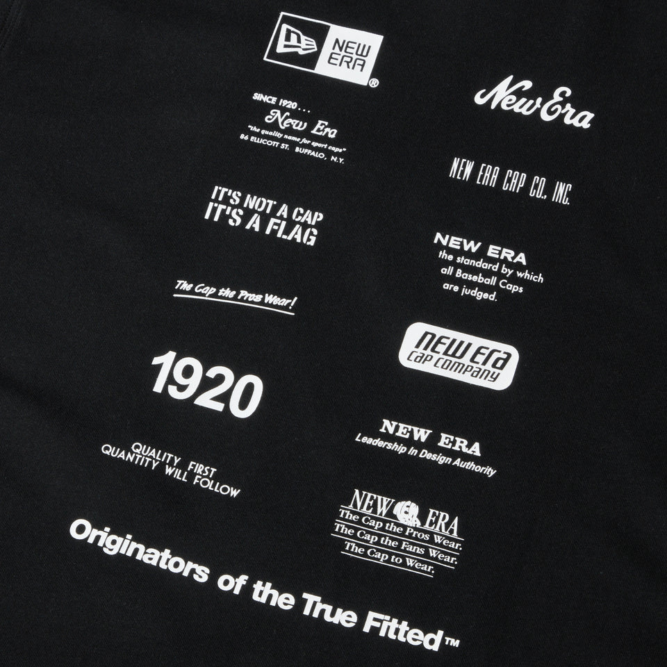 半袖 オーバーサイズド コットン Tシャツ Logo Archive ブラック | NEW ERA ニューエラ公式オンラインストア