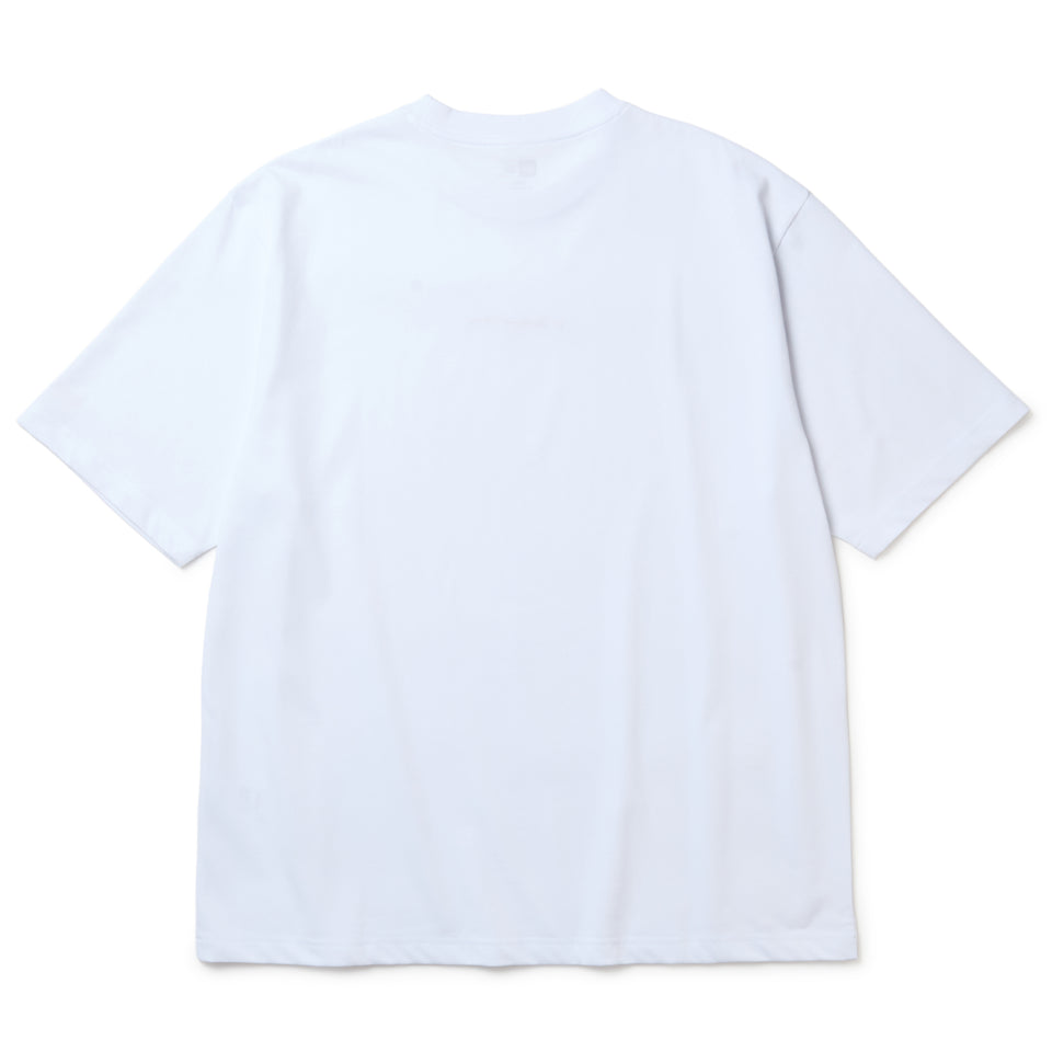 半袖 オーバーサイズド コットン Tシャツ Handwritten Logo ホワイト