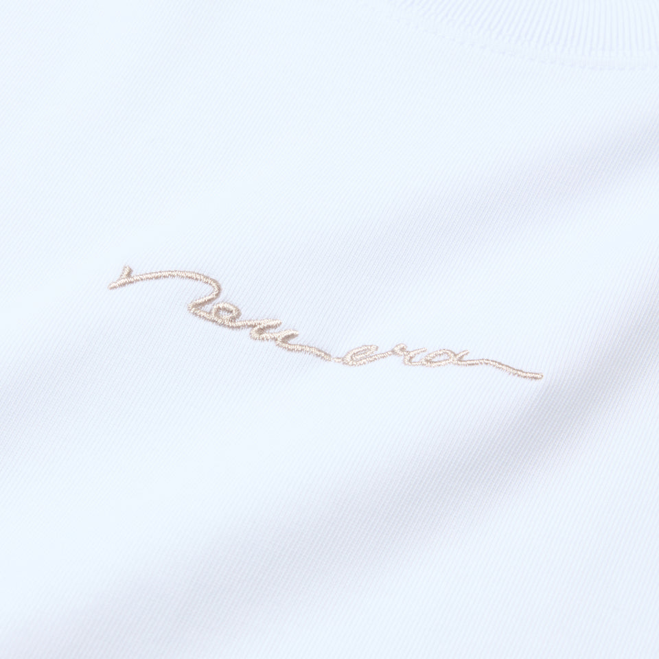 半袖 オーバーサイズド コットン Tシャツ Handwritten Logo ホワイト | NEW ERA ニューエラ公式オンラインストア