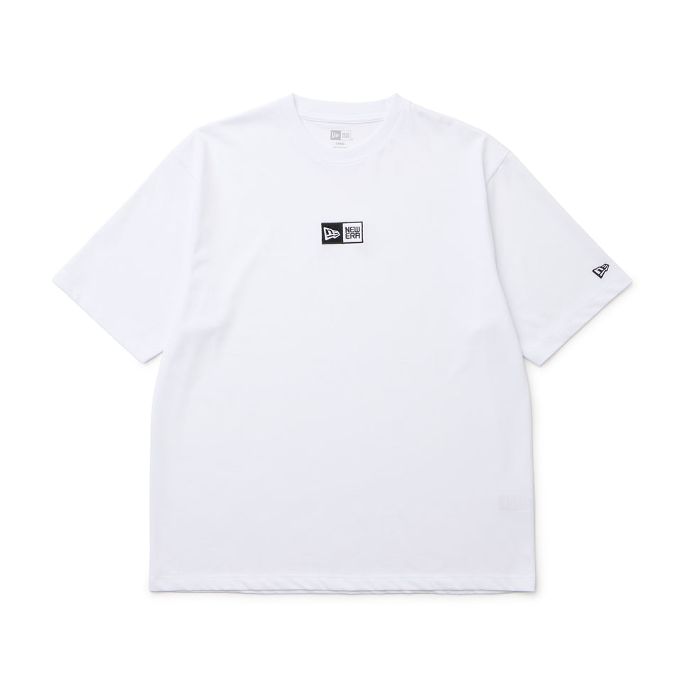 半袖 オーバーサイズド コットン Tシャツ Box Logo Embroidery ホワイト | NEW ERA ニューエラ公式オンラインストア