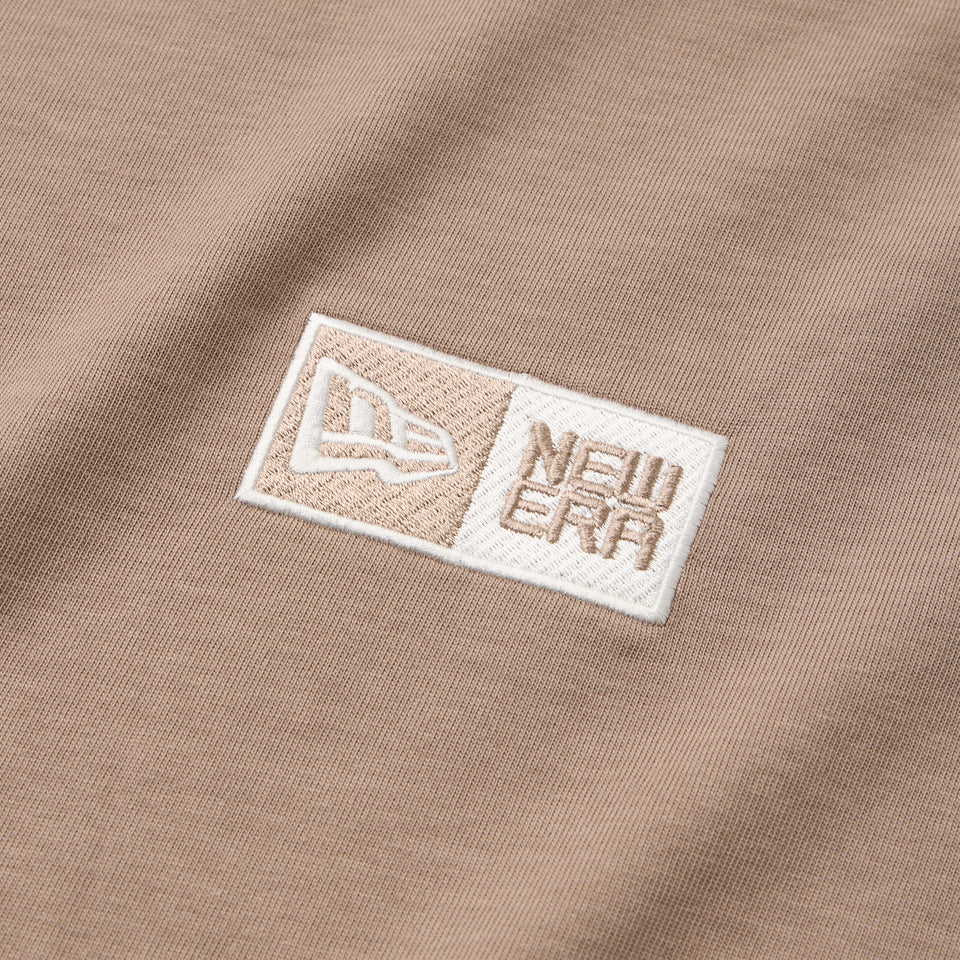 半袖 オーバーサイズド コットン Tシャツ Box Logo Embroidery ピューター | NEW ERA ニューエラ公式オンラインストア