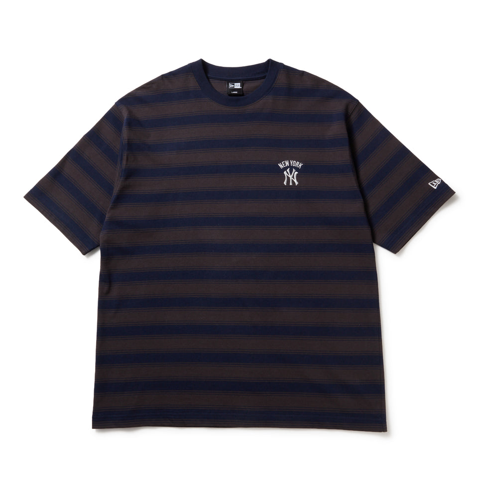 半袖 オーバーサイズド コットン Tシャツ ボーダー ニューヨーク･ヤンキース ネイビー | NEW ERA ニューエラ公式オンラインストア