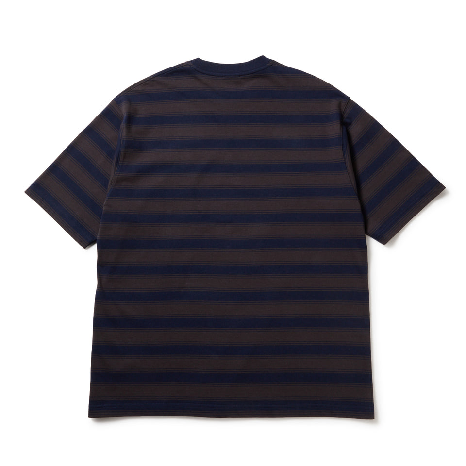 半袖 オーバーサイズド コットン Tシャツ ボーダー ニューヨーク･ヤンキース ネイビー | NEW ERA ニューエラ公式オンラインストア