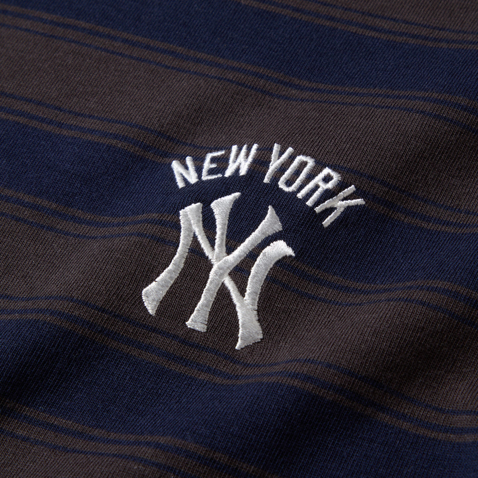 半袖 オーバーサイズド コットン Tシャツ ボーダー ニューヨーク･ヤンキース ネイビー | NEW ERA ニューエラ公式オンラインストア