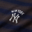 半袖 オーバーサイズド コットン Tシャツ ボーダー ニューヨーク･ヤンキース ネイビー | NEW ERA ニューエラ公式オンラインストア