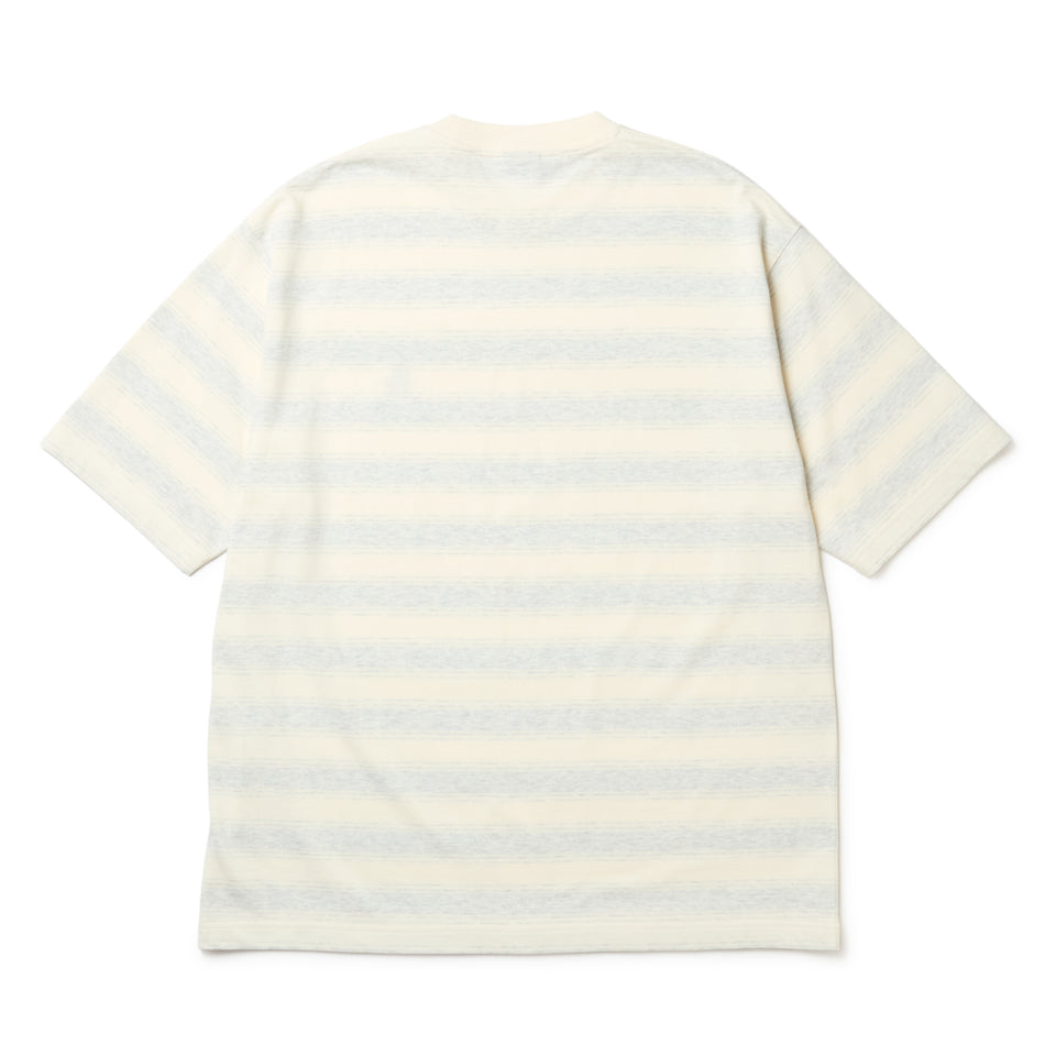半袖 オーバーサイズド コットン Tシャツ ボーダー ロサンゼルス・ドジャース オフホワイト | NEW ERA ニューエラ公式オンラインストア