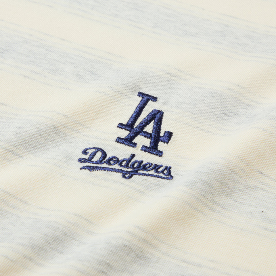 半袖 オーバーサイズド コットン Tシャツ ボーダー ロサンゼルス・ドジャース オフホワイト | NEW ERA ニューエラ公式オンラインストア
