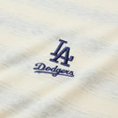 半袖 オーバーサイズド コットン Tシャツ ボーダー ロサンゼルス・ドジャース オフホワイト | NEW ERA ニューエラ公式オンラインストア
