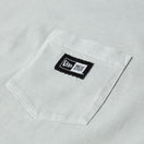 半袖 ガーメントダイ コットン Tシャツ Box Logo Woven Patch グレー | NEW ERA ニューエラ公式オンラインストア