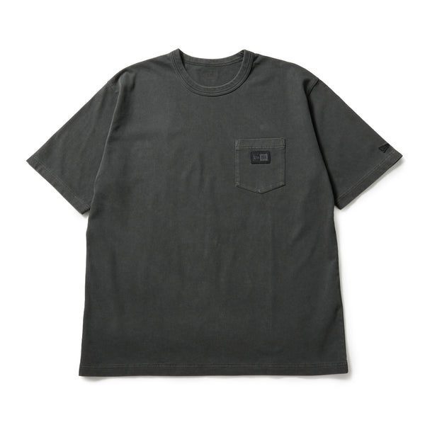 半袖 ガーメントダイ コットン Tシャツ Box Logo Woven Patch