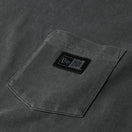 半袖 ガーメントダイ コットン Tシャツ Box Logo Woven Patch チャコールグレー | NEW ERA ニューエラ公式オンラインストア