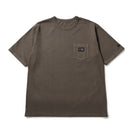 半袖 ガーメントダイ コットン Tシャツ Box Logo Woven Patch ブラウン | NEW ERA ニューエラ公式オンラインストア
