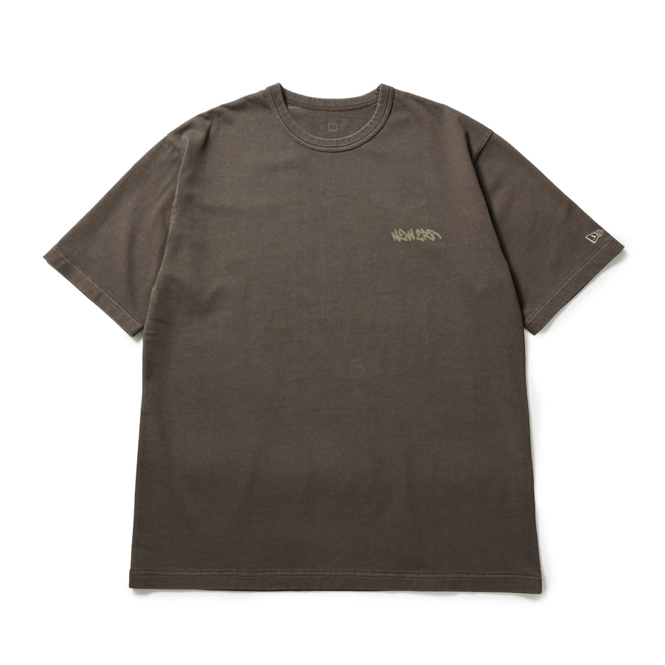 半袖 ガーメントダイ コットン Tシャツ Tagging ブラウン | NEW ERA ニューエラ公式オンラインストア