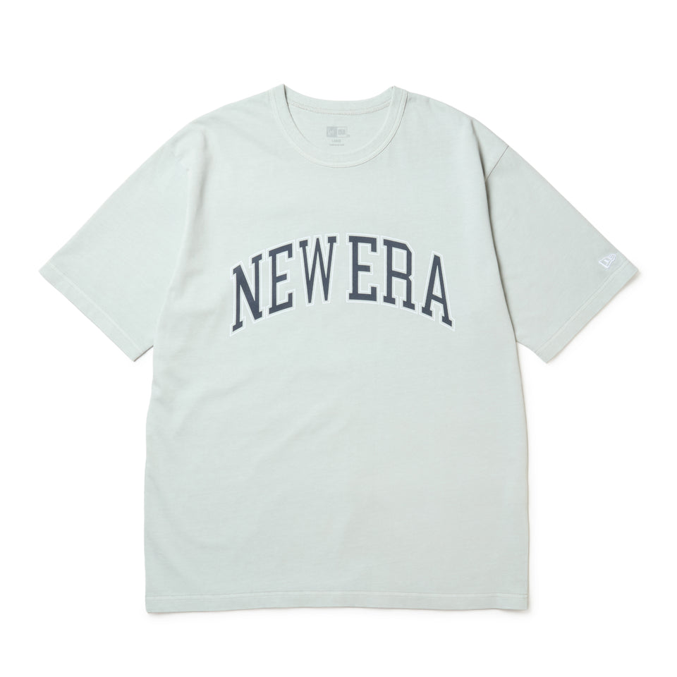 半袖 ガーメントダイ コットン Tシャツ College Logo グレー | NEW ERA ニューエラ公式オンラインストア