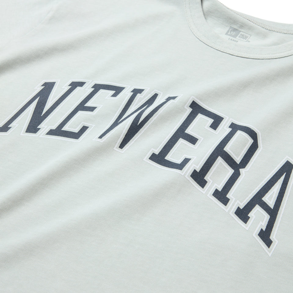 半袖 ガーメントダイ コットン Tシャツ College Logo グレー | NEW ERA ニューエラ公式オンラインストア