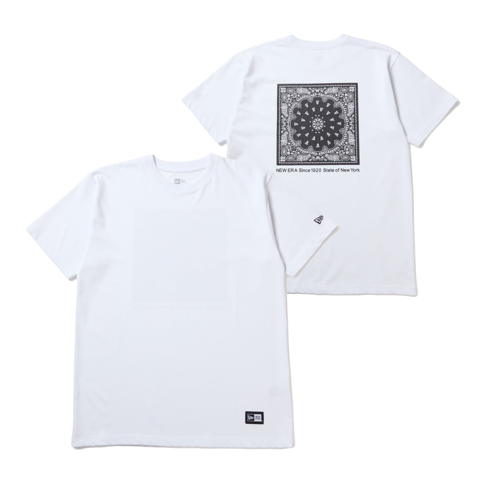 半袖 コットン Tシャツ Paisley ホワイト | ニューエラオンラインストア