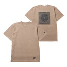 半袖 コットン Tシャツ Paisley ピューター