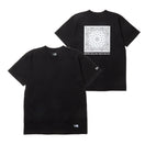 半袖 コットン Tシャツ Paisley ブラック
