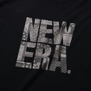 半袖 コットン Tシャツ Oriental Paisley スクエアロゴ ブラック | NEW ERA ニューエラ公式オンラインストア