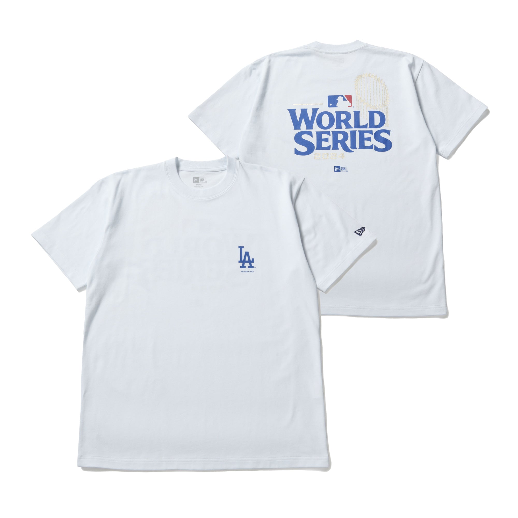 半袖 コットン Tシャツ ロサンゼルス・ドジャース ワールドシリーズ