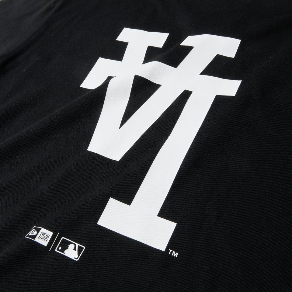 半袖 コットン Tシャツ Upside Down ロサンゼルス・ドジャース ブラック | NEW ERA ニューエラ公式オンラインストア