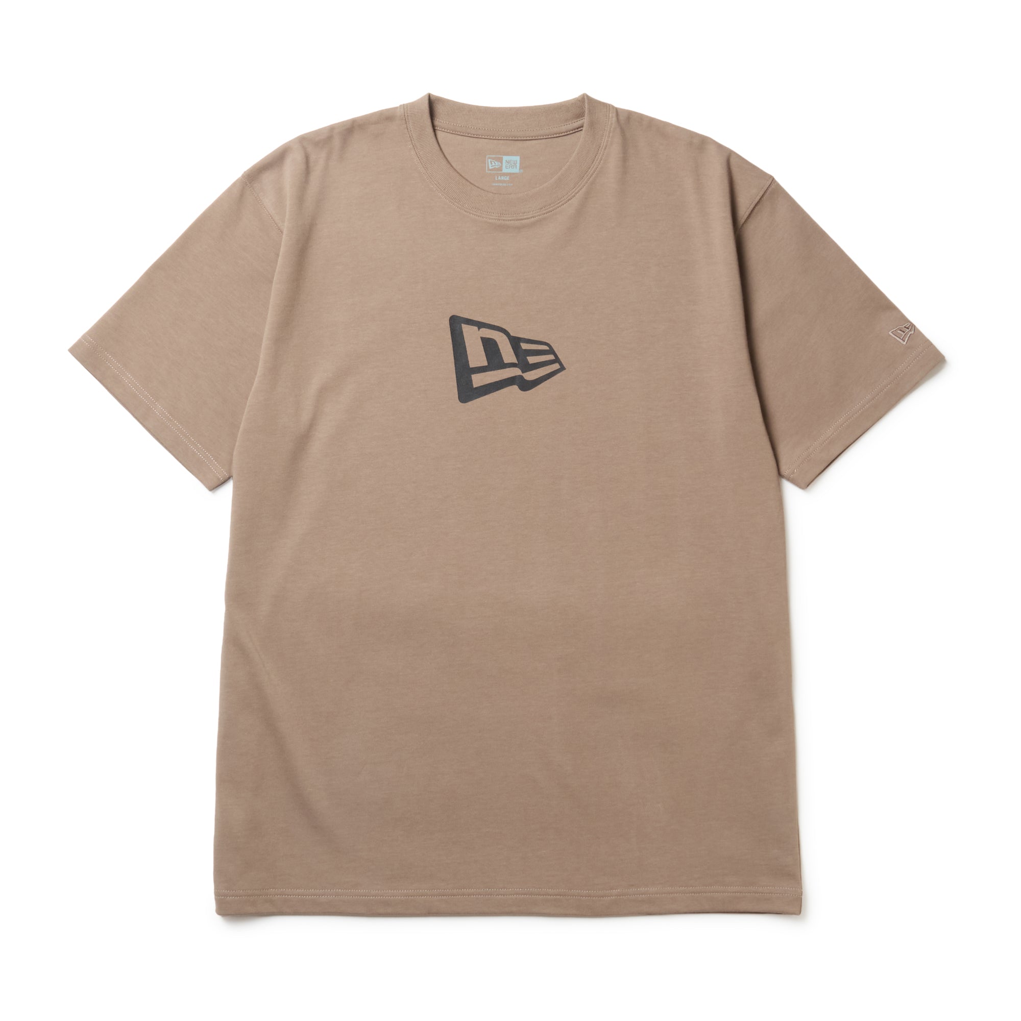 ニューエラ　シャツ 半袖 コットン Tシャツ Flag Logo ピューター | ニューエラオンライン