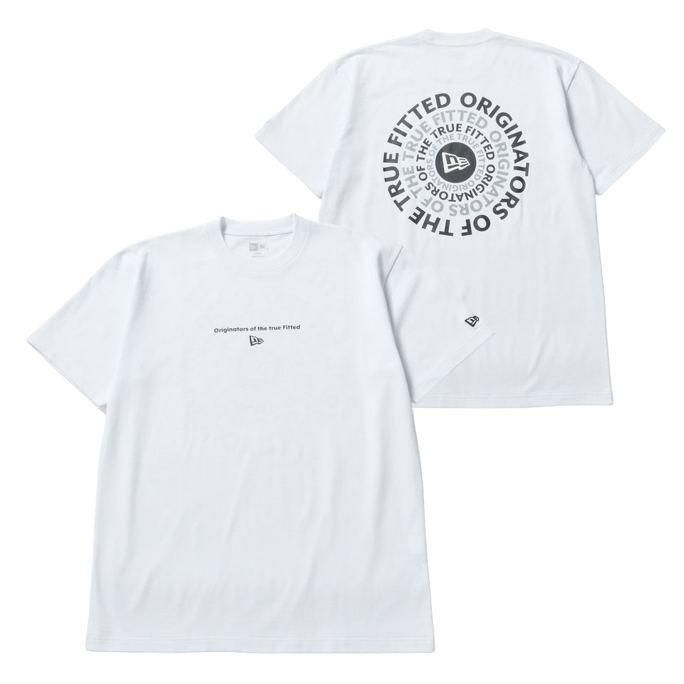 半袖 コットン Tシャツ Circle ロゴ ホワイト