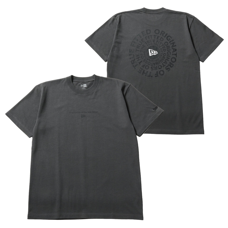 半袖 コットン Tシャツ Circle ロゴ グラファイト