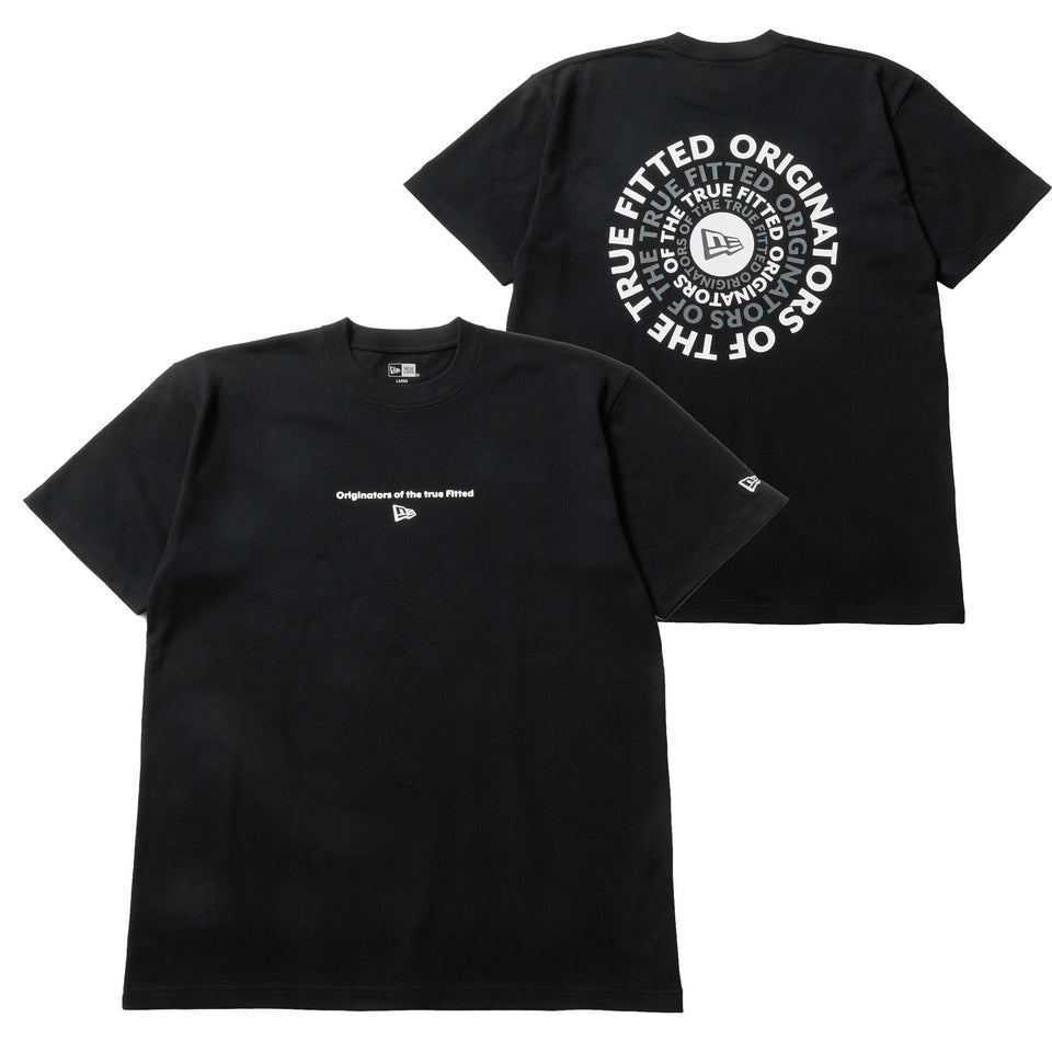 半袖 コットン Tシャツ Circle ロゴ ブラック | ニューエラオンライン