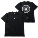 半袖 コットン Tシャツ Circle ロゴ ブラック