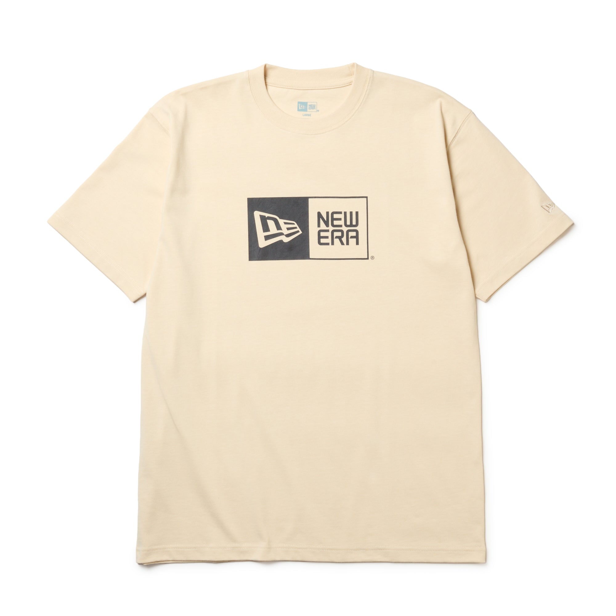 半袖 コットン Tシャツ Box Logo クリーム | ニューエラオンラインストア