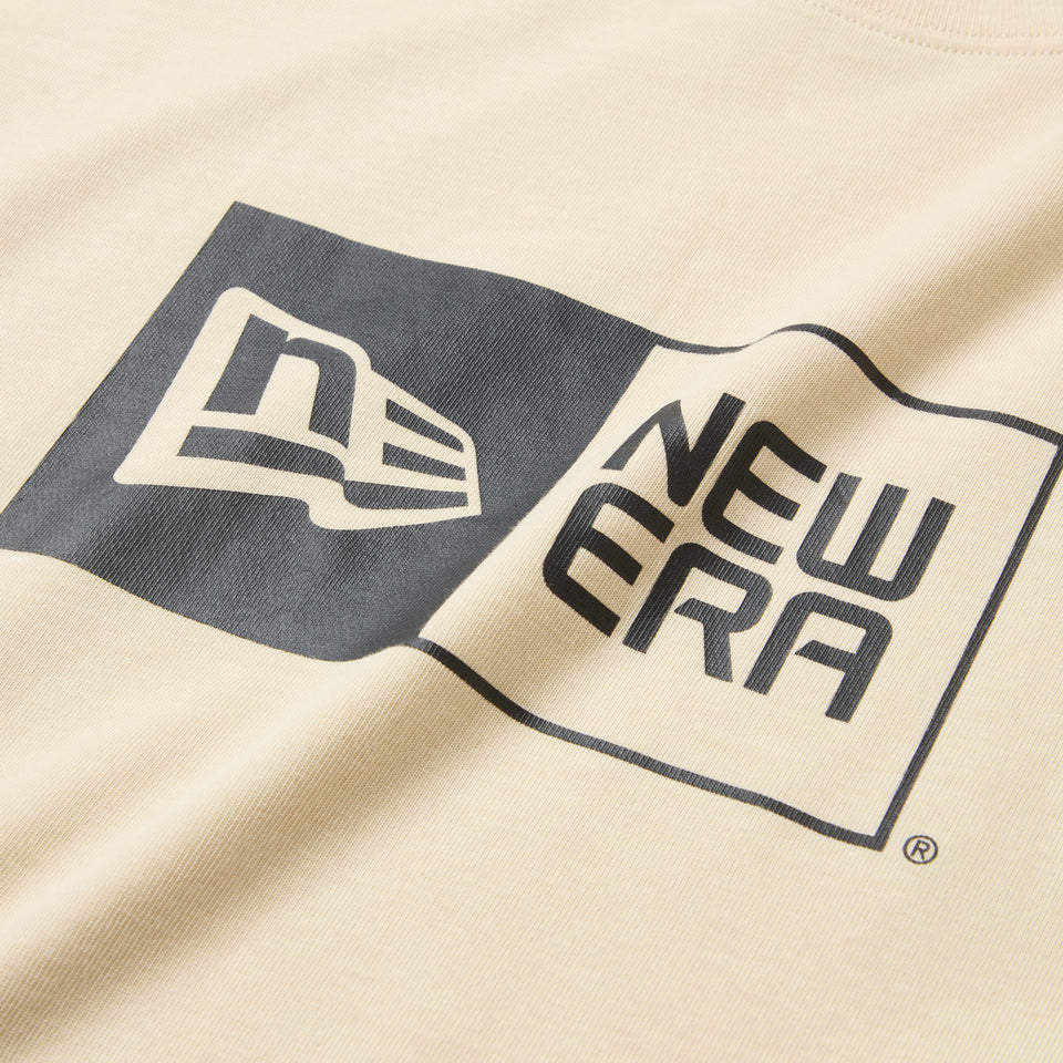 半袖 コットン Tシャツ Box Logo クリーム | NEW ERA ニューエラ公式オンラインストア